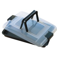 Kaiser 750002 Brat- Und Backform Mit Kunststoff-Haube, 42 X 29 X (4 / 7) Cm, Sch