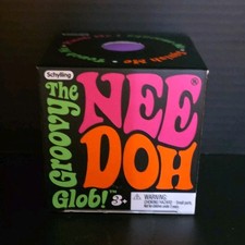 Schylling Nee Doh Groovy Glob Tear-Resistant Purple Squeeze Ball Polyvinyl Gel
