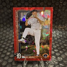 2025 Topps Chrome Sapphire Image Variation Tarik Skubal #258 Red /5!
