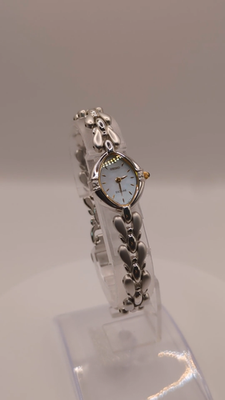 ▶️New bat Vintage [N MINT] SEIKO Exceline 1F20-6B60 Silver Qz