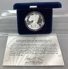 2008 W Proof Silver Eagle - Box & CoA