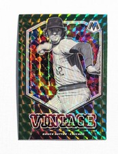 Bruce Sutter ~ 2021 Panini Mosaic ~ Green Prizm #V9 Vintage
