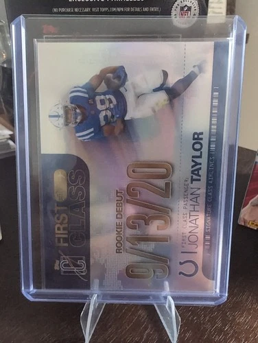 2025 Topps Signature Jonathan Taylor Base (RAW)