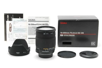 [MINT in Box] Sigma 18-250mm F3.5-6.3 DC OS HSM For Nikon F mount From JAPAN - Photo 1/4