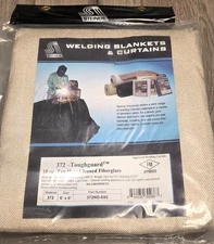 Steiner 6' x 6' 18oz Tan Heat Cleaned Fiberglass Toughguard Welding Blanket 372