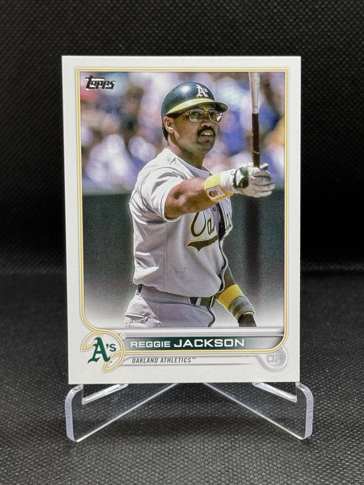 2022 Topps Update Legend Variation SP Image Variation Reggie Jackson #US9 A’s