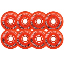 Revision Roller Hockey Wheels Outdoor Clinger 82A - 8-Pack - Choose Size