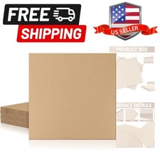 25 Pack Corrugated Cardboard Sheets 12x12, Flat Corrugated Cardboard Inserts ...