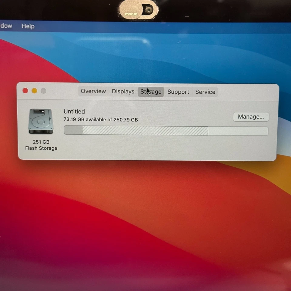 Apple MacBook Pro 13"  A1502 Late 2013 – 8GB RAM 256GB SSD i5 2.4GHz - Image 3 of 4