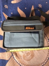 Vintage Nikon Canvas Camera Bag   1990s/2000s   Olive/Tan   Padded Interior
