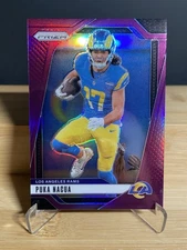 2024 Panini Prizm Puka Nacua #168 Purple Prizm /125 CASE HIT RARE SSP RAMS