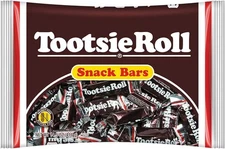 (Free Duty Tax) Tootsie Roll Snack Bars, Individually Foil Wrapped Candy - 1