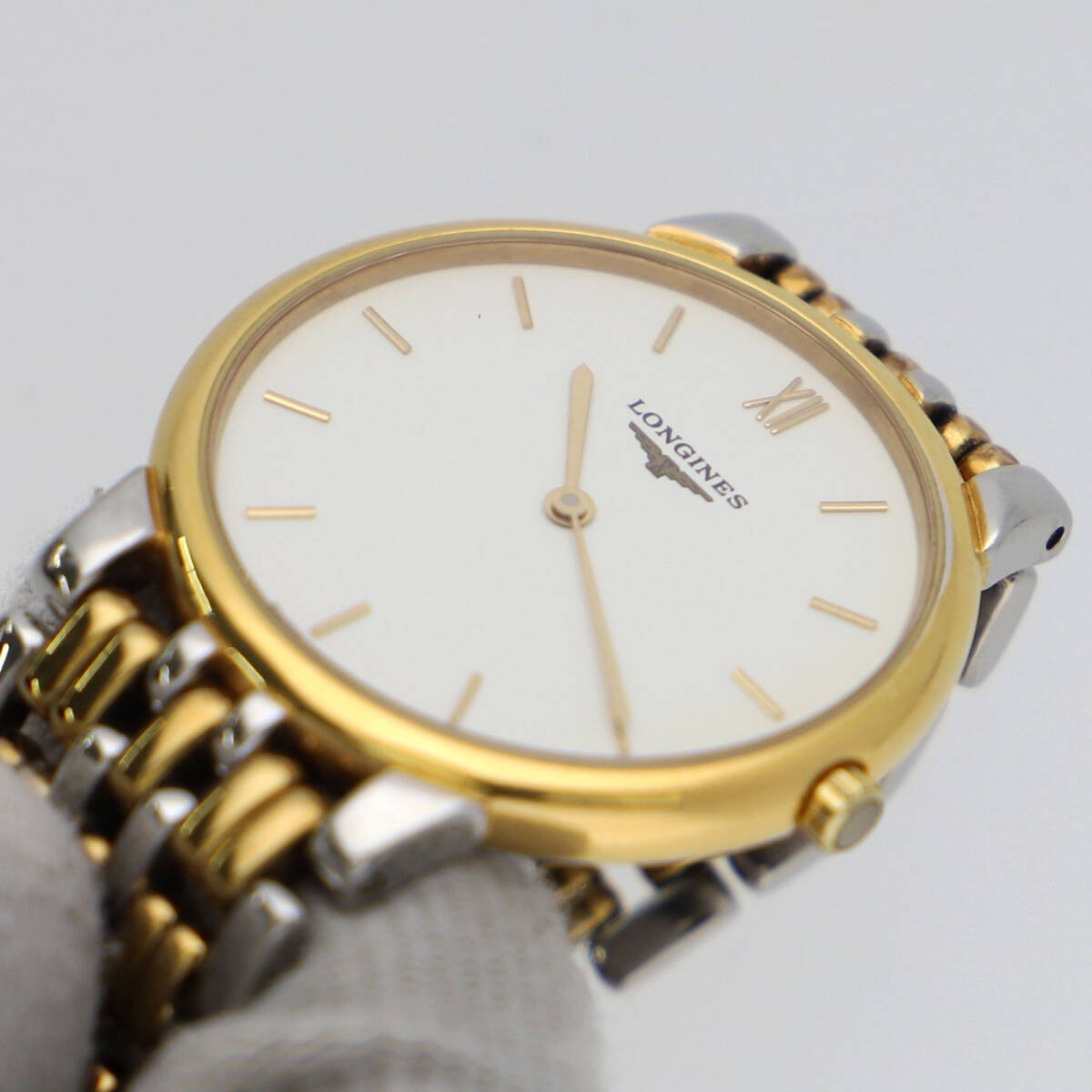 LONGINES 腕時計 L5.636.3 クォーツ ゴールド シルバー LONGINES Longines ロンジン グランドクラシック L5 636 3