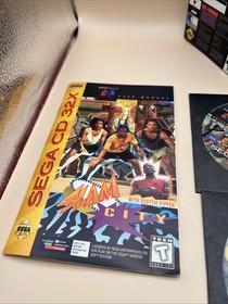 slam city sega cd 32x cib w/extras
