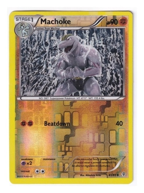 Pokemon TCG Machoke 41/83 Uncommon Generations DMG