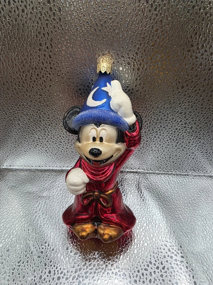 1999 Christopher Radko Sorcerers Apprentice Mickey &Fantasia Brooms ornament - Image 2 of 4