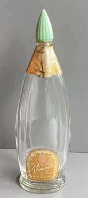 ANCIEN FLACON DE PARFUM " RAMAGE DE BOURJOIS " eau de cologne bouchon bleu - Photo 1/4