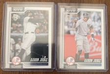 2026 Topps Series 1 Aaron Judge SP Super Box Companion #1 Image Variation + Base