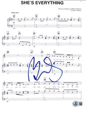 Brad Paisley Signed She's Everything Sheet Music Authentic Autograph Beckett