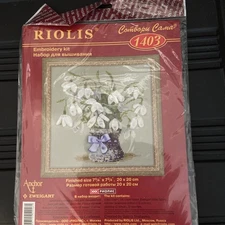 Riolis Embroidery Cross Stitch Kit Snowdrops New