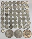 Roll (50) Silver Dimes 90% Silver plus 3 silver dollars (2) 1921 (1) 1923