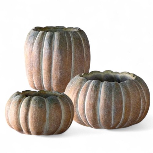 Fall Ombre Cement Pumpkin Planters 3 Sizes EBay fall-ombre-cement-pumpkin-planters-3-sizes-ebay