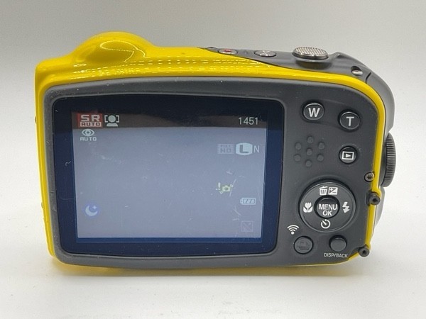 FUJIFILM FinePix XP70 Digital Camera – Yellow – Black Screen – For