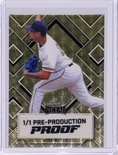 2022 Leaf Metal Baseball Jose Butto Super Prismatic Gold Proof 1/1