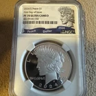 2024 S PROOF SILVER MORGAN DOLLAR NGC PF70 ULTRA CAMEO FIRST DAY OF ISSUE LABEL