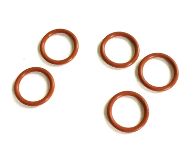 SELO 10x1.5 Red Silicone O-Ring 10mm ID x 1.5mm C/S 13mm OD Rubber Seal Washer
