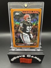 2024 Topps Chrome Michael Dean Perry True Orange /25 🔥 Browns Color Match