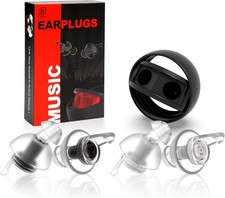High Fidelity Ear Plugs for Concert- Ergonomic Fit Reble Noise