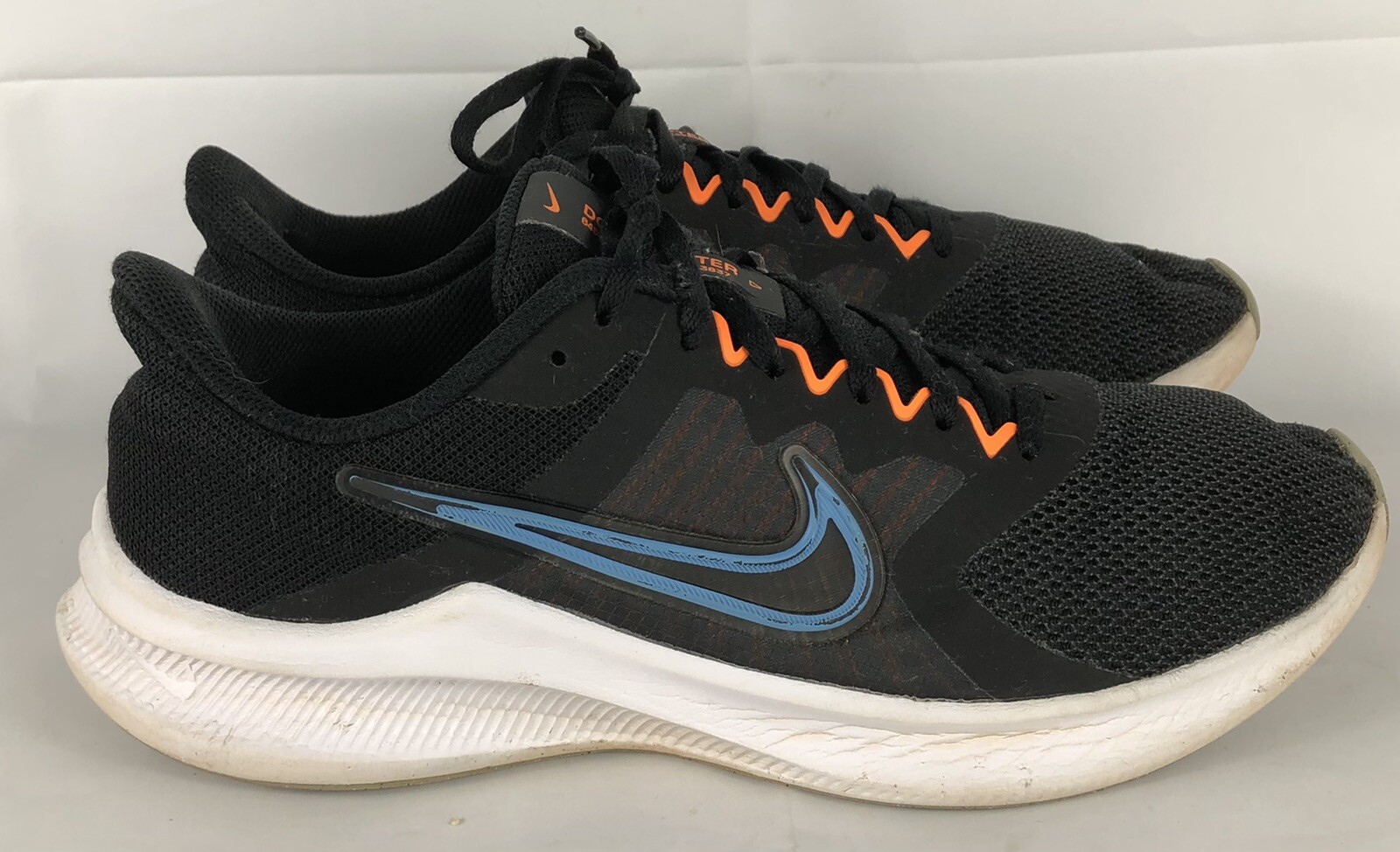 Nike Downshifters Running Shoes Used Mens Size 9.5 Bl… Gem