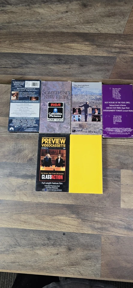 LOT of 6 VHS Screeners Lot Drama Bugsy/Gilbert Grape/The Color Purple/etc. - Image 4 of 4