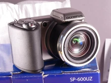 NEW Olympus SP Series SP-600UZ 12.0MP Digital Camera - Silver