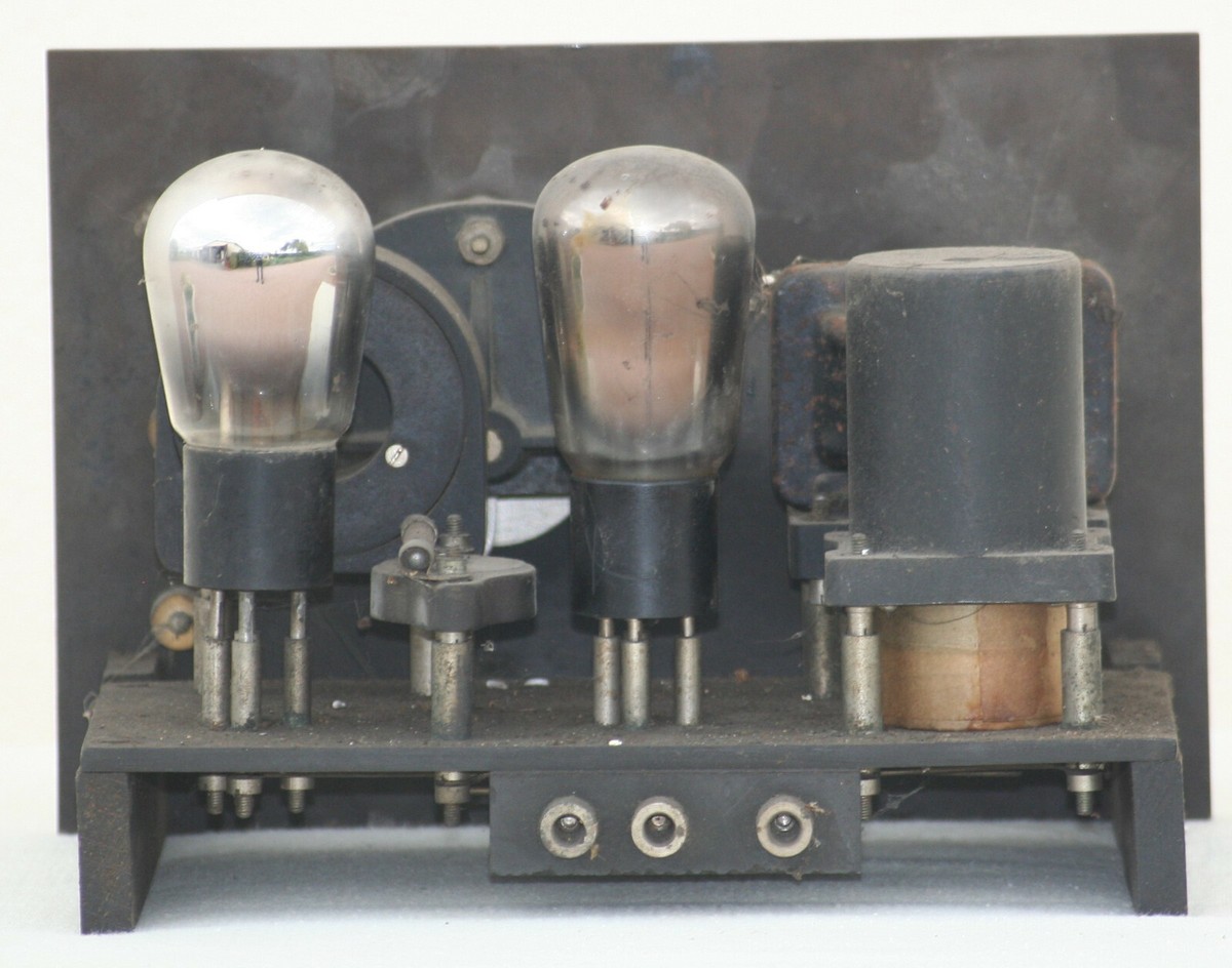 Antique Radio Marconi spark era tube Wireless set 1920s bakelite