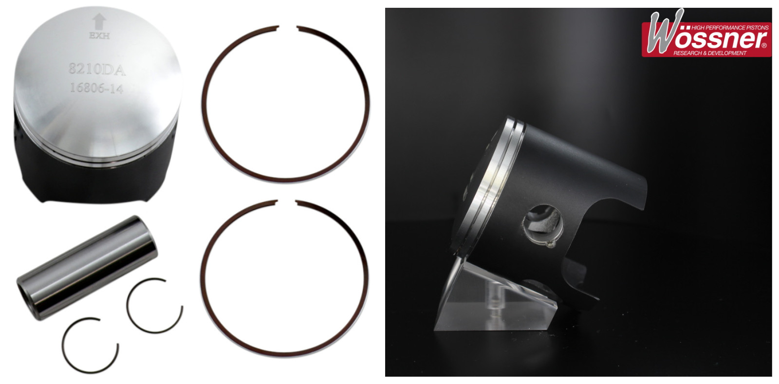 Kit piston Wossner de 55.95mm pour une compression maximale sur Cagiva 125