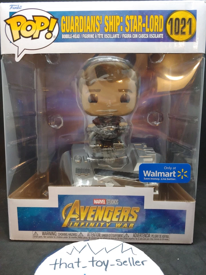 Funko POP! Avengers Infinity War Guardians' Ship: Star-Lord & Drax 1021 1023 Foto 2 de 3