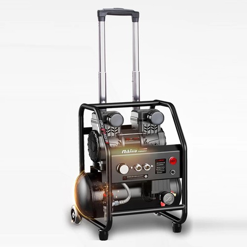 Pompa Aria Compressore Aria Piccolo Silenzioso Grado Industriale Compressore Aria Senza Olio - Foto 1 di 6