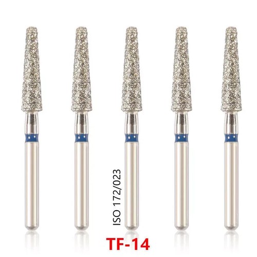 Dental Diamond FG High Speed Burs for Polishing Smoothing Teeth Polishers 50 Pcs - Picture 44 of 116