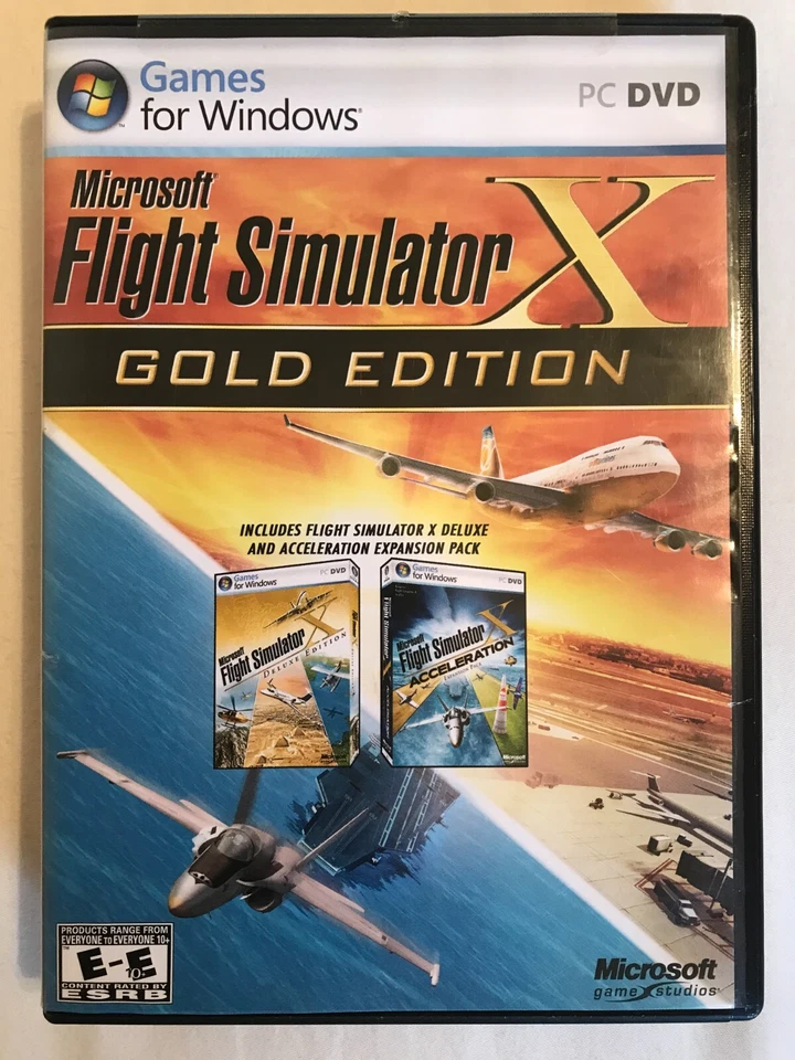 Microsoft Flight Simulator X Gold Edition PC Windows con expansión de aceleración Foto 3 de 4