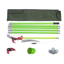 19 Feet Tree Pole Pruner Tree Saw Gardening Tool Outdoor Branch Pruning Scissor