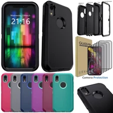 For Apple iPhone XR Shockproof Case Rugged Protective Cover / Screen Protector