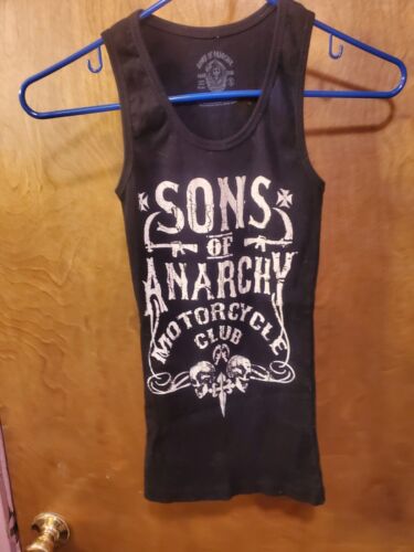 Sons Of Anarchy Motorcycle Club Biker Donna Piccola Tank Top Attrezzatura Stradale - Foto 1 di 4