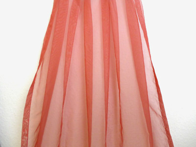 Gardine Voile 150cm breit zum selber nähen 1045 Fb.29 hellrot uni Meterware