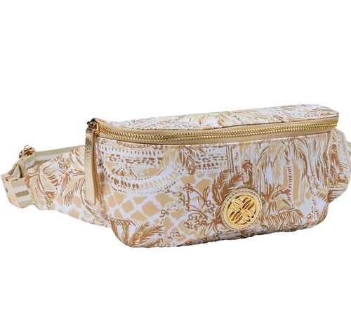 Lilly Pulitzer Kate Gold Metallic Polarized Sunglasses Rose  display picture 1