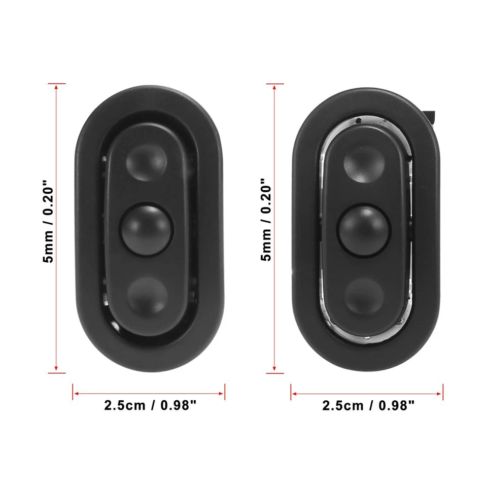 Par de interruptores de radiocontrol del volante derecho derecho para Chrysler para Jeep para Dodge Foto 4 de 4