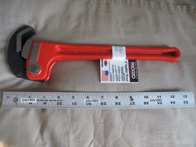 RIDGID Tool 10358 RapidGrip Pipe Wrench 