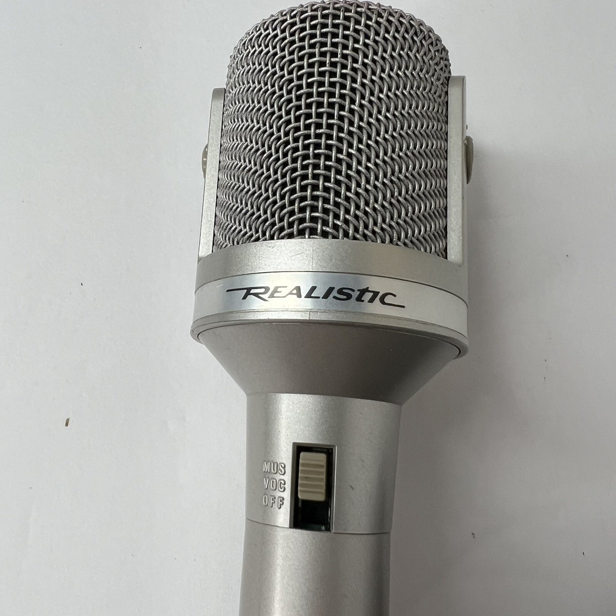 Realistic Stereo Back Microphone 33-1085 Japan Cords Vintage Not