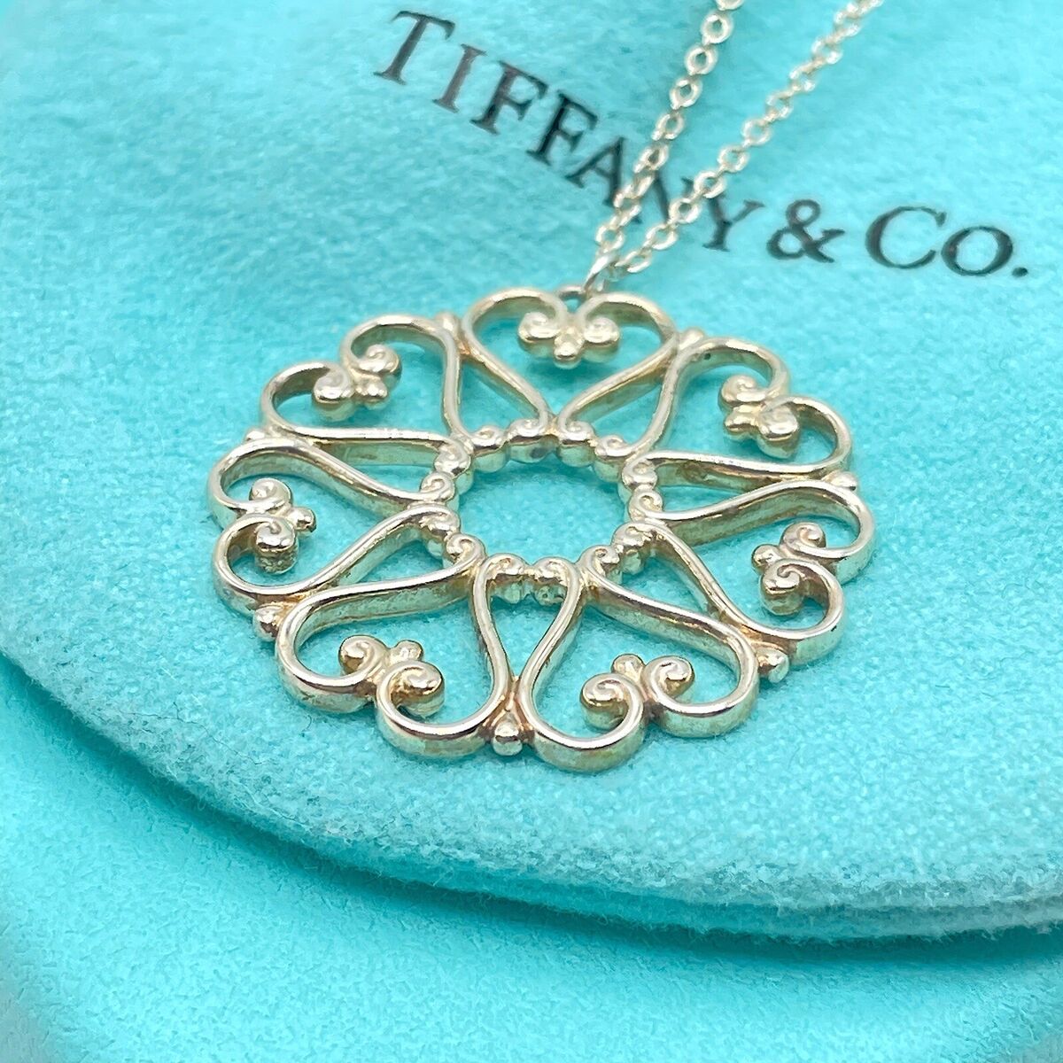 Tiffany & Co. 925 Paloma Picasso Venezia Goldoni 7 Hearts Tiffany & Co. 925 Paloma Picasso Venezia Goldoni 7 Hearts